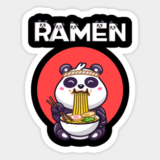 Banda Ramen cut Sticker